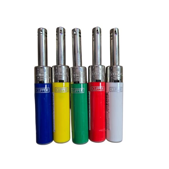 Refillable Clipper Lighters - Set of 5 (Assorted Colors) - Picture 1 of 2